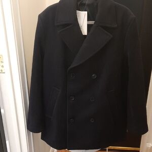 NWT LARGE Men's Peacoat PERFECTION